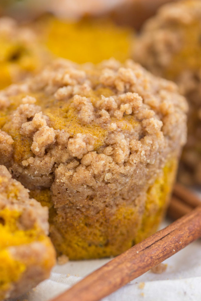 Streusel Pumpkin Zucchini Muffins