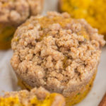 Pumpkin Zucchini Muffins with Streusel