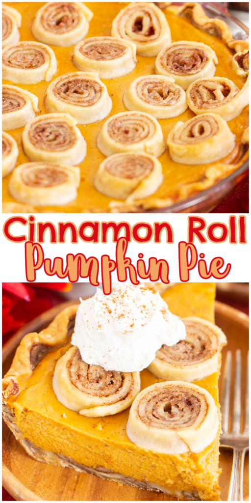 Cinnamon Roll Crust Pumpkin Pie
