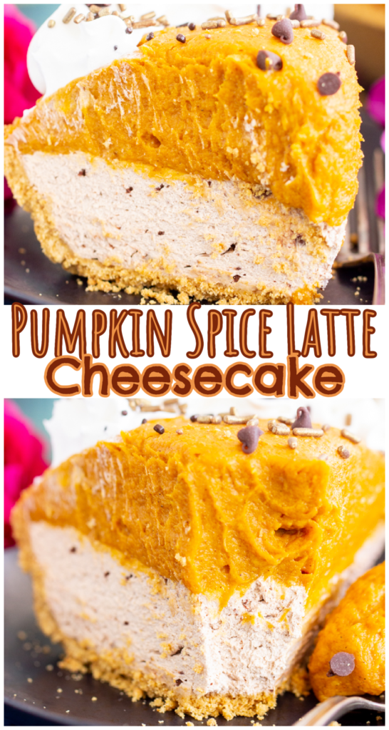 Double Layer No Bake Pumpkin Spice Latte Cheesecake recipe